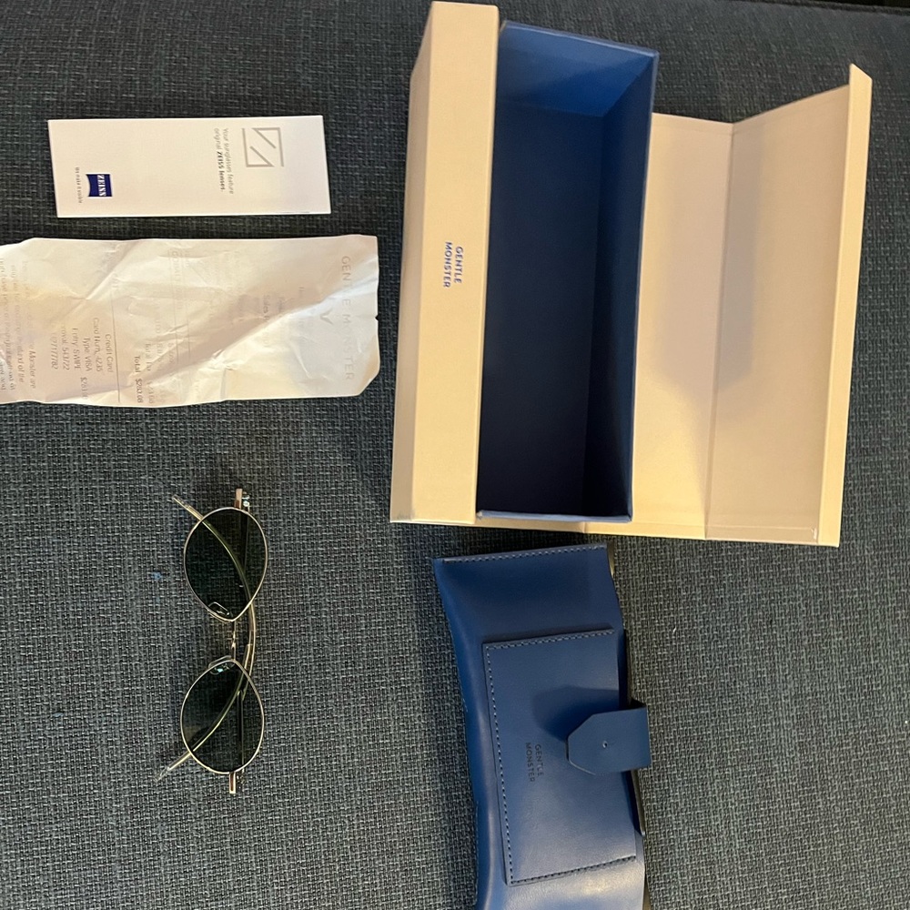 Authentic New Gentle Monster Sunglasses Cobalt 02 Green